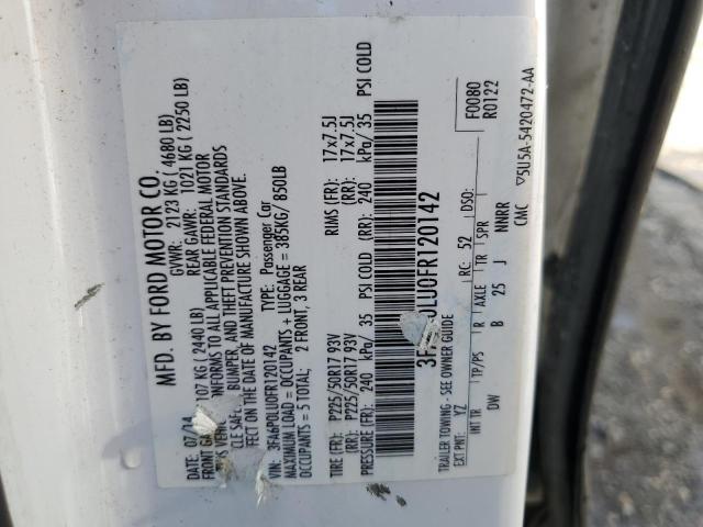2015 Ford Fusion se Hybrid