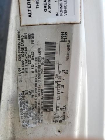 2000 Ford Econoline E350 Super Duty Van