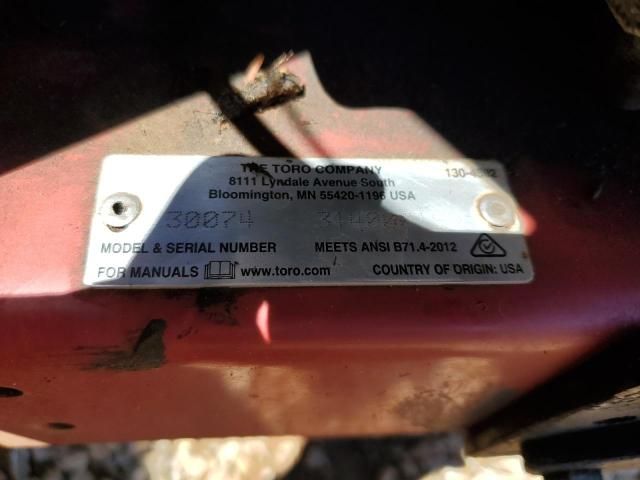 2014 Toro B71.4-20212 Lawn Mower