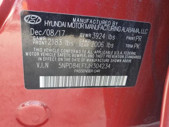 2018 Hyundai Elantra SEL