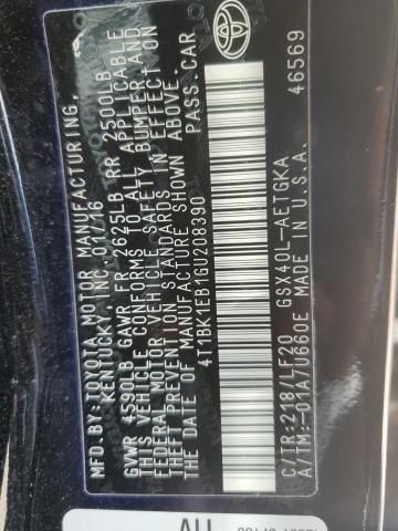 2016 Toyota Avalon XLE