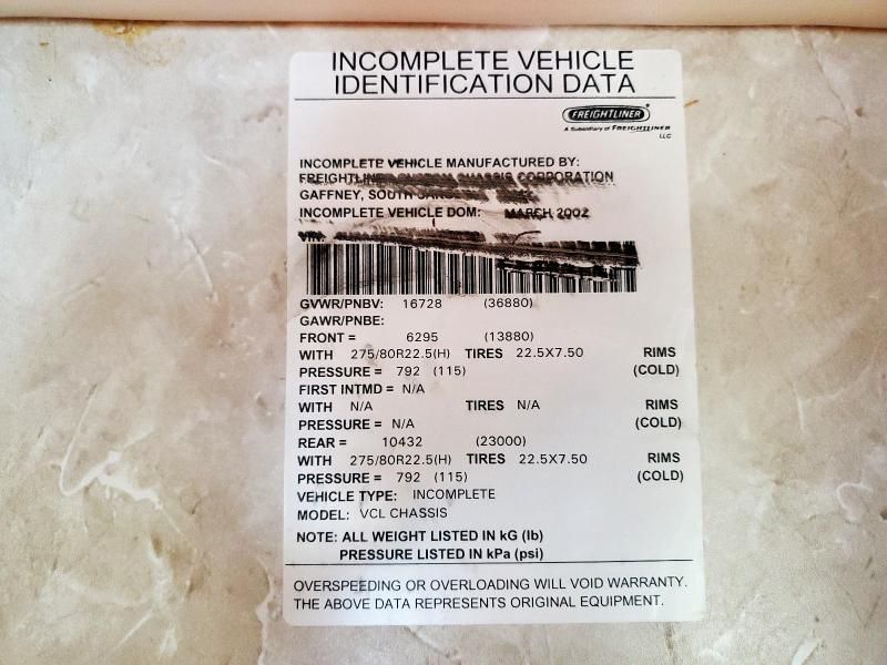2002 Freightliner 2002 Newmar Tiffin                     Zephyr