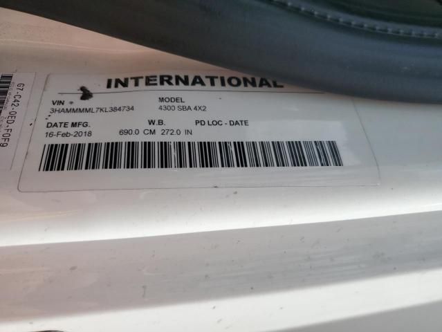 2019 International 4000 4300