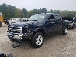 Salvage trucks for sale at Mendon, MA auction: 2011 Chevrolet Silverado K1500 LT