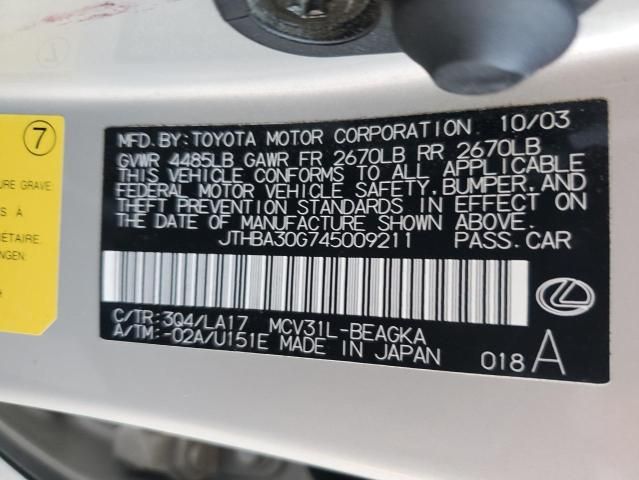 2004 Lexus ES 330
