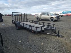 Salvage trucks for sale at Airway Heights, WA auction: 2023 Cotc 2023 CARRY-ON 7X14GWPTLEDTP Utility Trailer