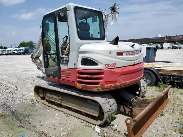2018 Takeuchi TB290 Mini Excavator