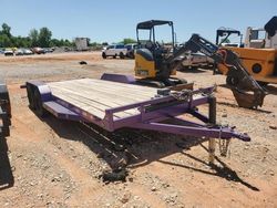 Salvage trucks for sale at Oklahoma City, OK auction: 2022 Load N Go 20' Fltatbed 7K Equipment Trailer