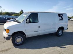 Salvage trucks for sale at Vallejo, CA auction: 2003 Ford Econoline E250 Van