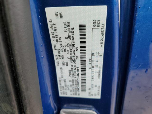 2019 Ford Escape sel