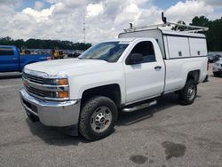 Salvage trucks for sale at Dunn, NC auction: 2016 Chevrolet Silverado C2500 Heavy Duty