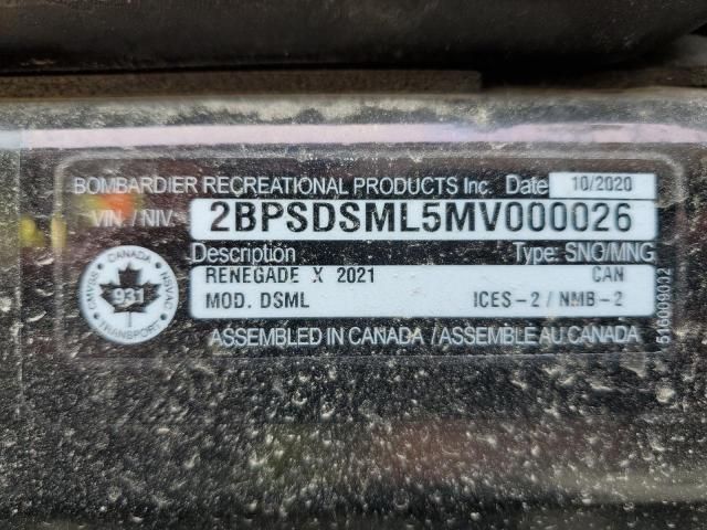 2021 Skidoo 2021 Skidoo Renegade