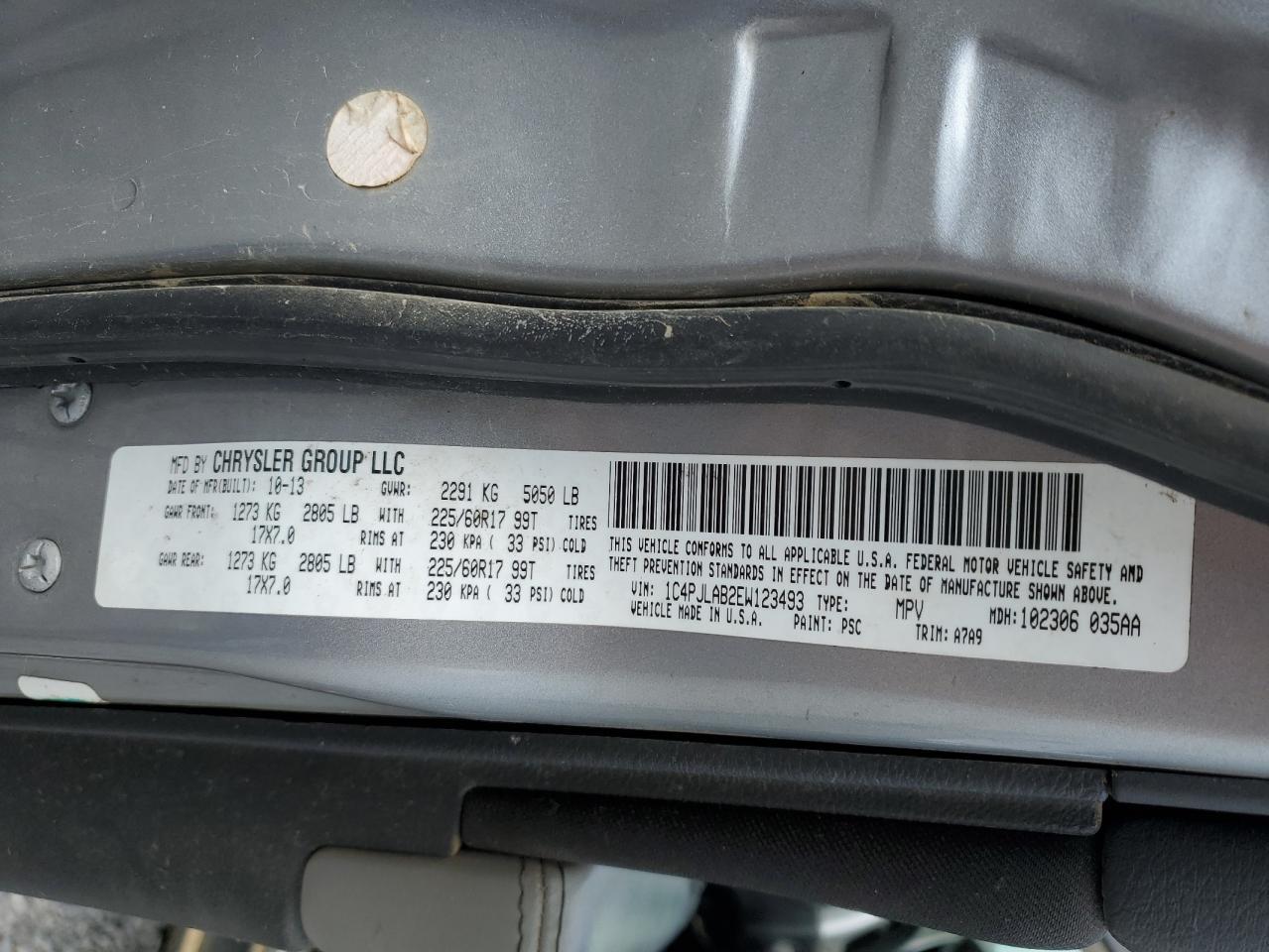 2014 Jeep Cherokee Sport