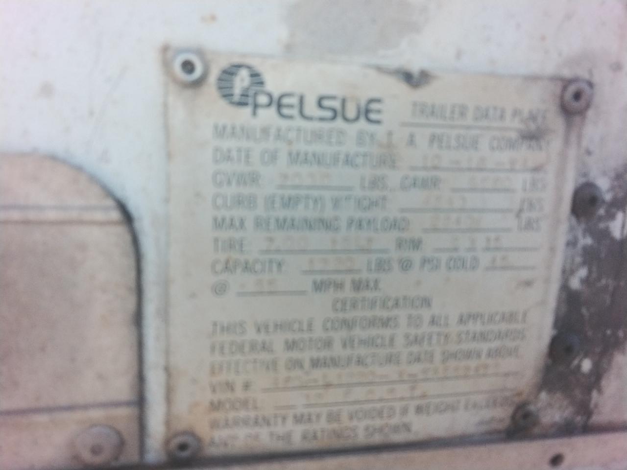 1995 Fleetwod Trailer