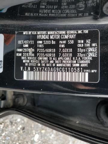 2012 Hyundai Santa FE Limited