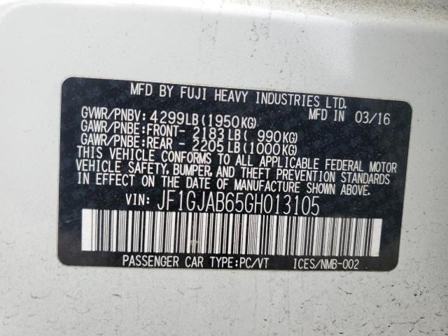 2016 Subaru Impreza Premium