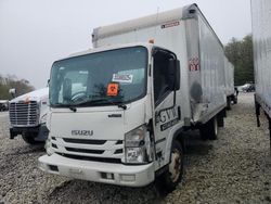 Salvage trucks for sale at West Warren, MA auction: 2019 Isuzu NPR HD
