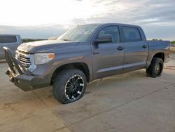 Salvage trucks for sale at Grand Prairie, TX auction: 2016 Toyota Tundra Crewmax SR5