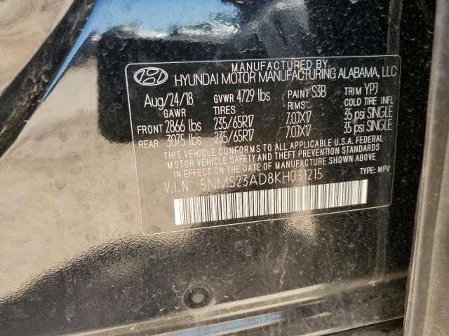 2019 Hyundai Santa fe se