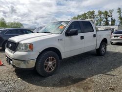 Salvage cars for sale from Copart Arlington, WA: 2007 Ford F150 Supercrew