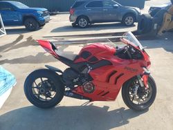 Salvage motorcycles for sale at Savannah, GA auction: 2022 Ducati Panigale V4S