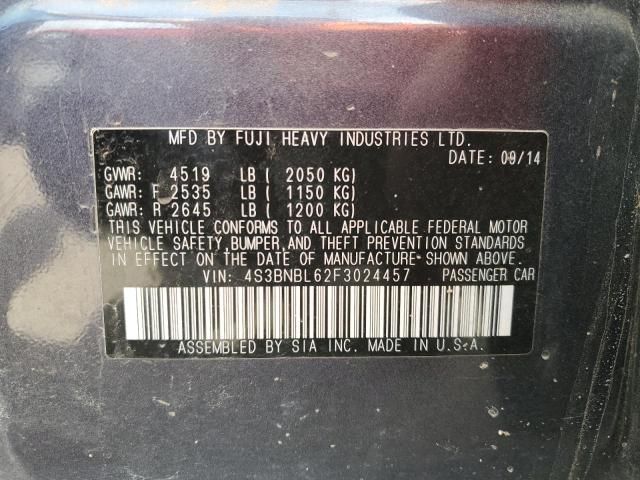 2015 Subaru Legacy 2.5I Limited