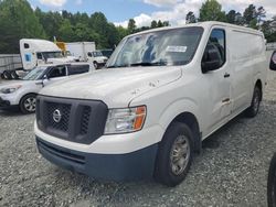 Salvage trucks for sale at Mebane, NC auction: 2012 Nissan NV 1500