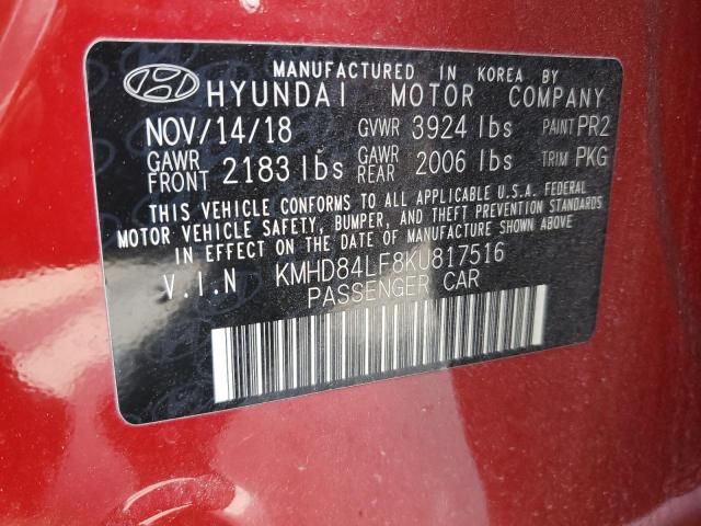 2019 Hyundai Elantra SEL