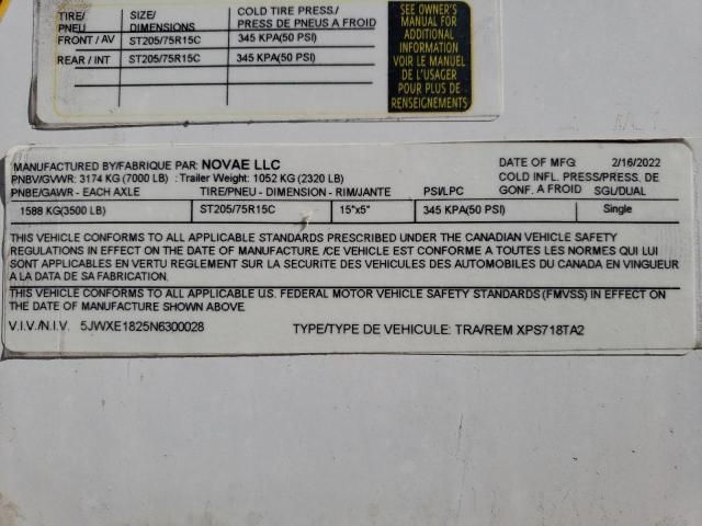 2022 Nova 2022 TNT Enclosed Cargo Trailer