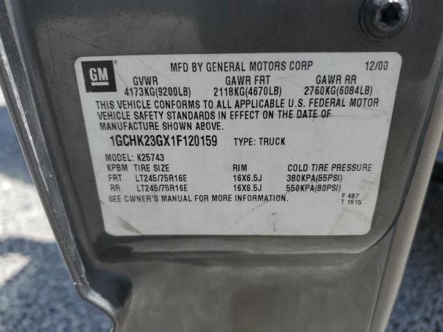 2001 Chevrolet Silverado K2500 Heavy Duty
