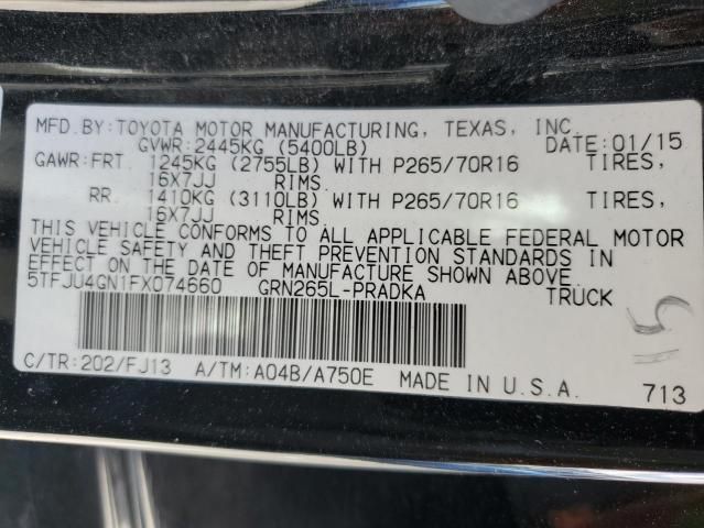 2015 Toyota Tacoma Double Cab Prerunner
