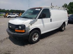 Salvage trucks for sale at Dunn, NC auction: 2009 Chevrolet Express G2500