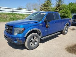 Salvage trucks for sale at Davison, MI auction: 2014 Ford F150 Super Cab