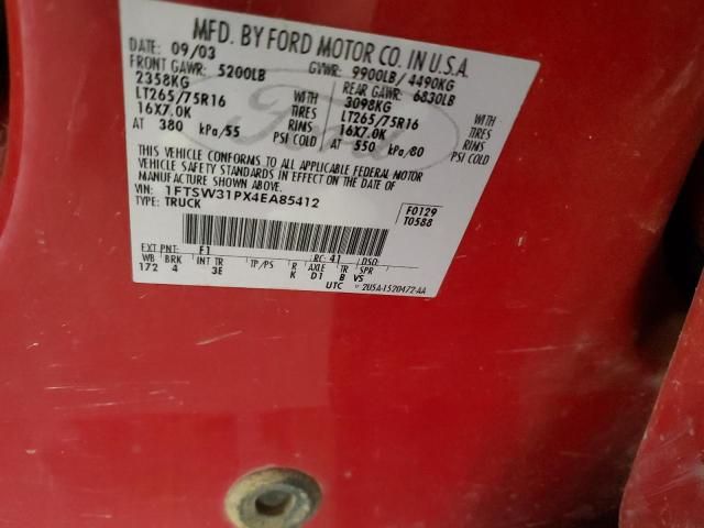 2004 Ford F350 SRW Super Duty