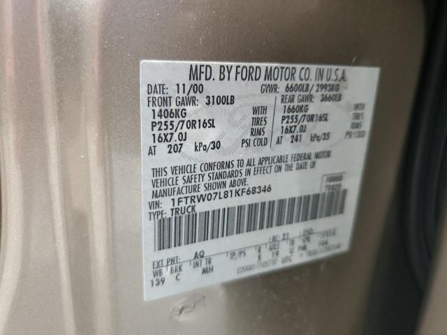 2001 Ford F150 Supercrew