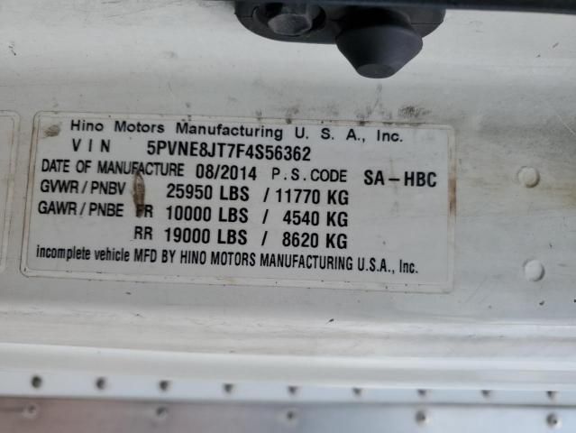 2015 Hino 258 268