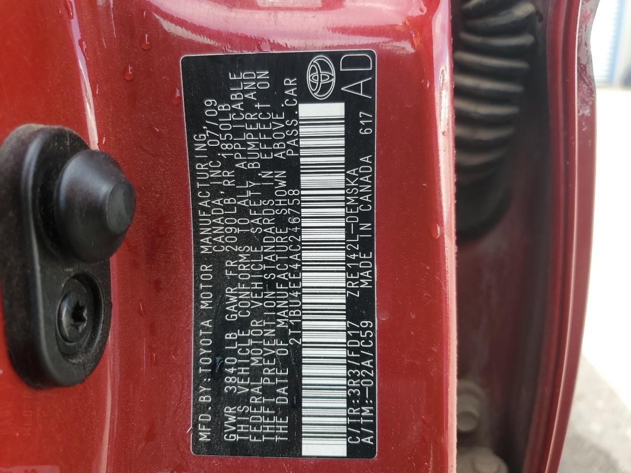 2010 Toyota Corolla Base