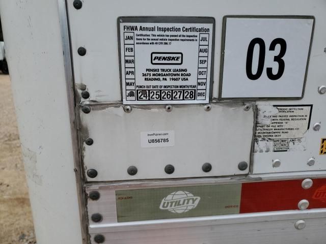 2012 Utility Refrigerated Van Trailer