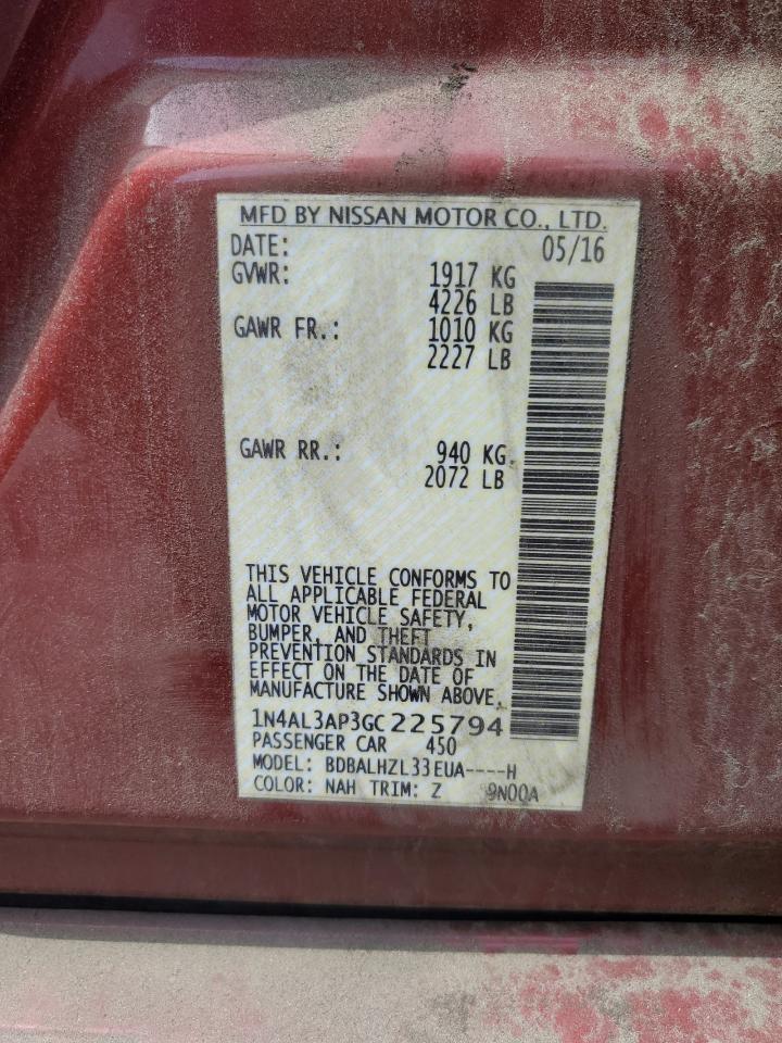2016 Nissan Altima 2.5