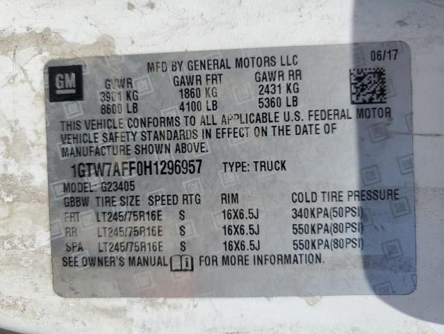 2017 GMC Savana G2500