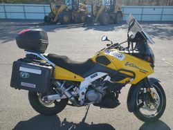 Salvage motorcycles for sale at Brookhaven, NY auction: 2003 Suzuki DL1000