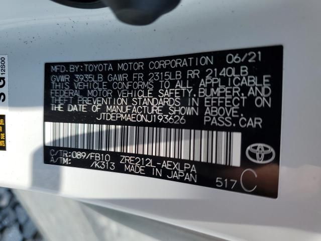 2022 Toyota Corolla LE