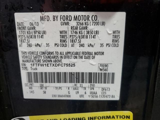 2013 Ford F150 Supercrew