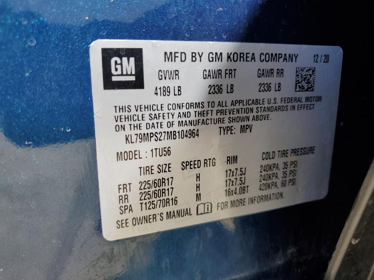 2021 Chevrolet Trailblazer lt