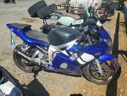 Yamaha YZF salvage cars for sale: 2002 Yamaha YZFR6 L