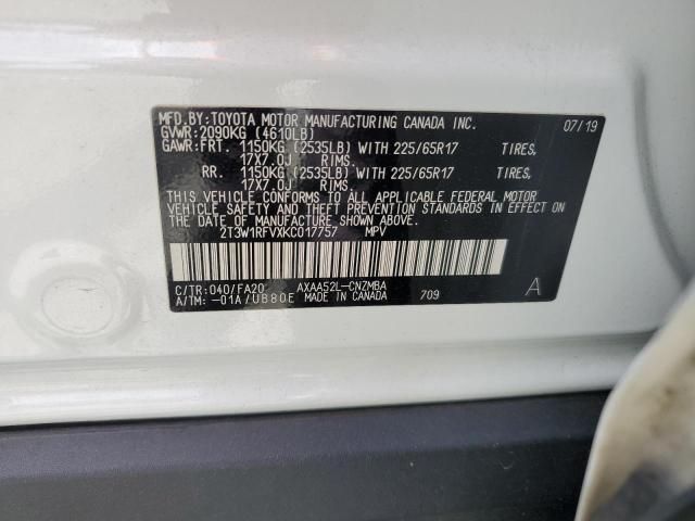 2019 Toyota Rav4 XLE