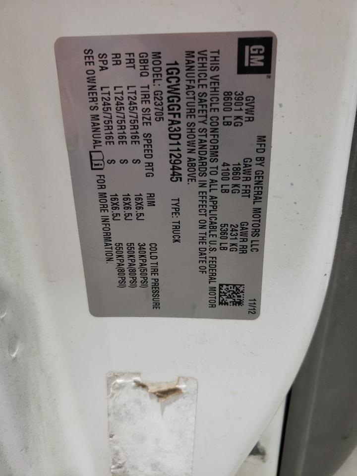 2013 Chevrolet Express G2500