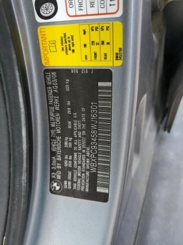 2008 BMW X3 3.0SI