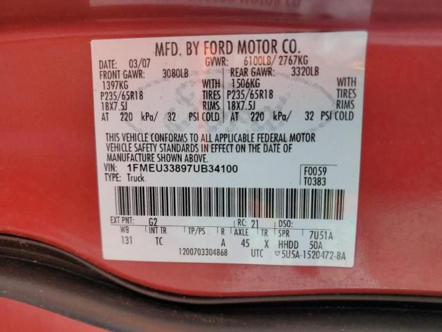 2007 Ford Explorer Sport Trac Limited