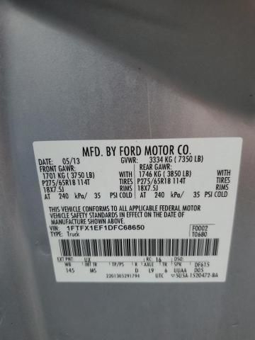 2013 Ford F150 Super Cab